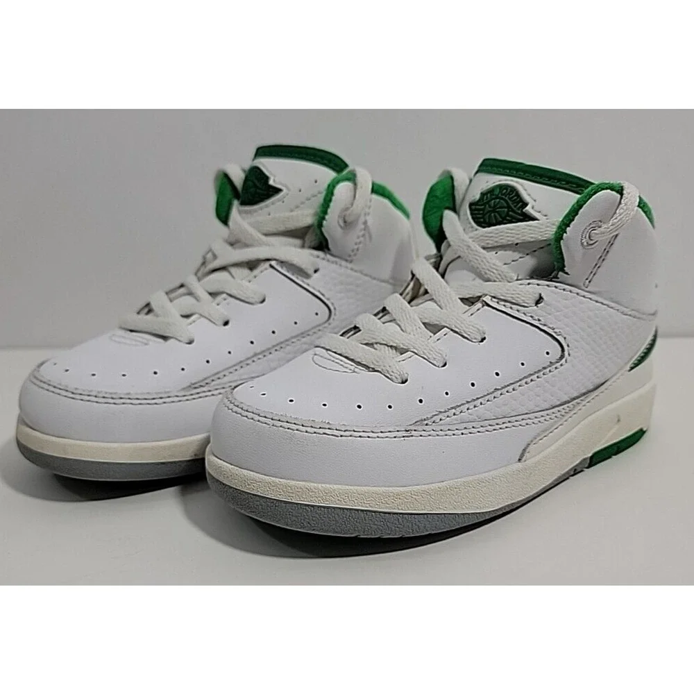 Air Jordan 2 Retro Lucky Green size‎ 9C Toddler shoes DQ8563-103